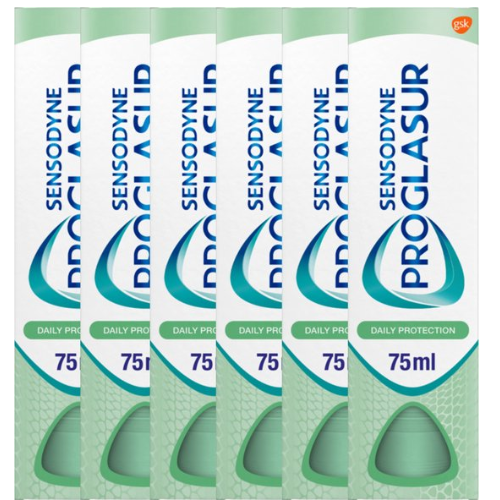 Sensodyne - Tandpasta - Pro Glasur - Daily Protection - 6 x 75ml