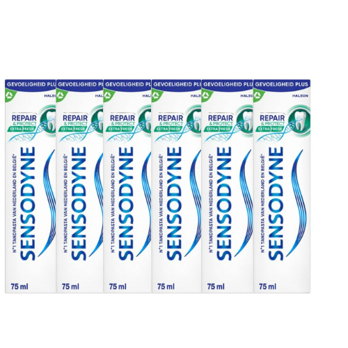 Sensodyne Tandpasta Repair & Protect Extra Fresh - 6 x 75 ml