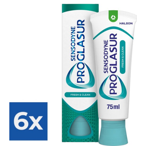 Sensodyne - Tandpasta - Pro Glasur - Fresh & Clean - 6 x 75ml