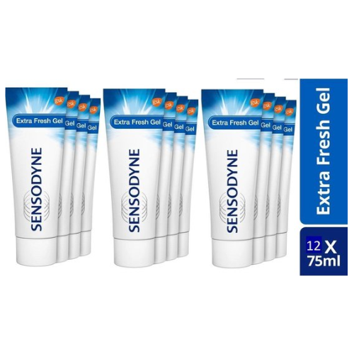 Sensodyne Extra Fresh Gel Tandpasta voor gevoelige tanden - 12 X 75 ML