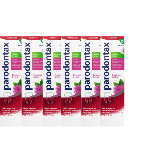 Parodontax Tandpasta Herbal Fresh - 6 x 75 ml