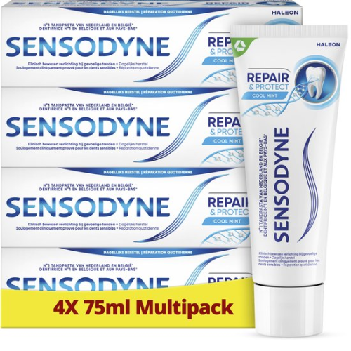 Sensodyne Repair & Protect tandpasta voor gevoelige tanden 4x75 ml