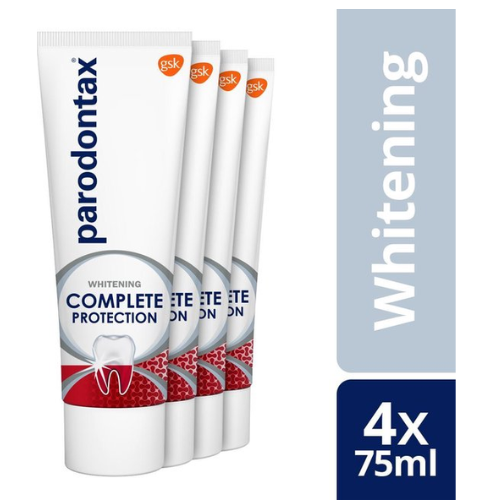 Parodontax Complete Protection Whitening - Tandpasta - tegen bloedend tandvlees - 4x75 ml