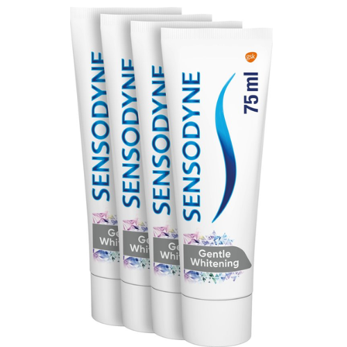 Sensodyne Gentle Whitening tandpasta voor gevoelige tanden 4 x 75 ml