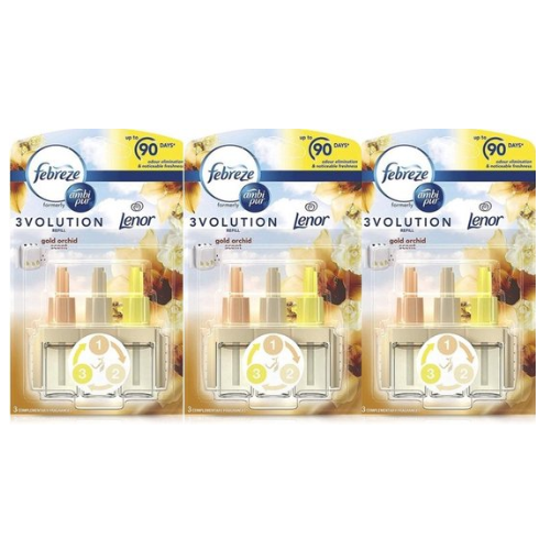 Ambi Pur Navulling 3volution – Lenor Gold Orchid - 3 x 20 ml