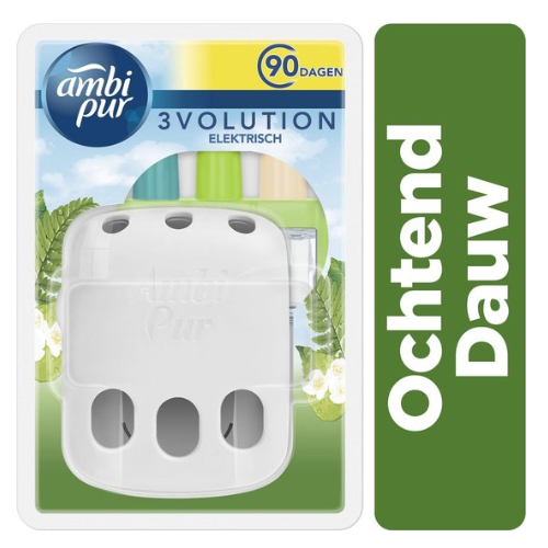 Ambi Pur Electrische Luchtverfrisser 3Volution Starterkit + Navulling Morning Dew