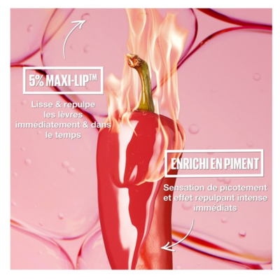 Maybelline - Lifter Plump - Lip Plumping lipgloss - langdurig vollere lippen - verwarmende sensatie met 5% Maxi-Lip™ en chilipeper - 006 Hot Chili - 5,4 ml
