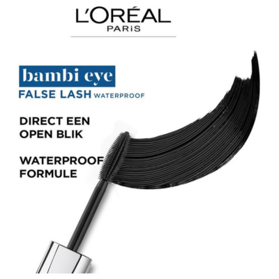 L’Oréal Paris Bambi Eye by False Lash Waterproof Mascara - Zwart