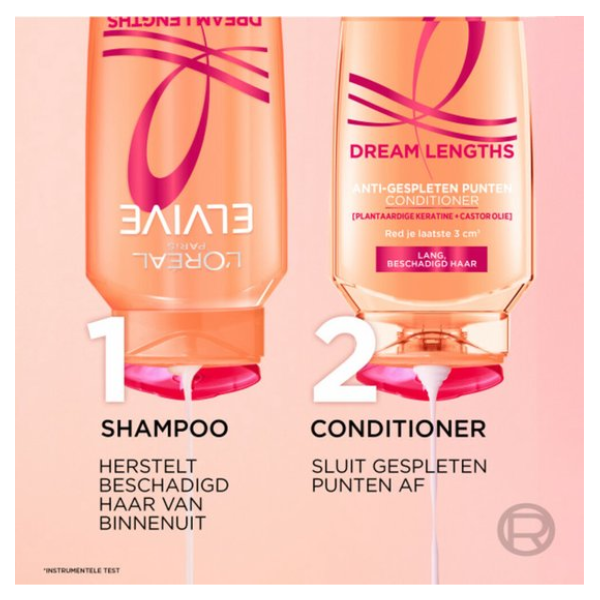 L'Oréal Elvive Dream Lengths - Shampoo 3x 250 ml & Conditioner 2x 200 ml - Pakket