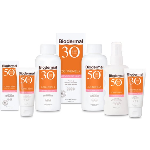 Biodermal Zonnebrand spray voor de gevoelige huid SPF 50+ - Zonnespray - ook geschikt voor kinderen - 175ml