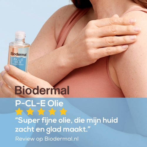Biodermal P-CL-E Olie - Huidolie - Huidverzorging voor striae, littekens en droge huid - Huidolie 75 ml