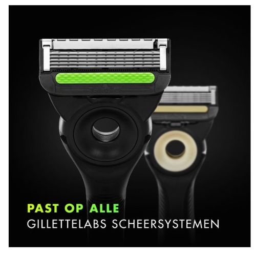 Gillette Navulmesjes Voor GilletteLabs - Exfoliating Bar En Heated Razor - 12 Scheermesjes