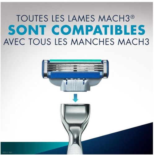 Gillette Mach 3 Turbo Scheermesjes - Voor Mannen - 12 stuks