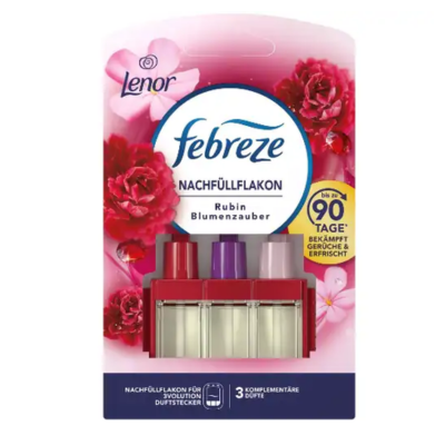 Ambi Pur Febreze 3 Volution Navulling Robijnrode Bloemenmagie - 20ml