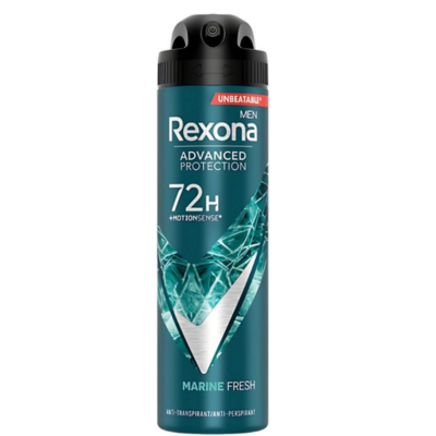 Rexona Men - Deodorant Spray - Advanced Protection - Marine Fresh - Anti-Transpirant & Perspirant - 150ml
