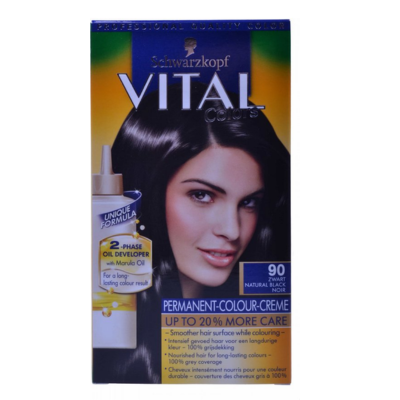 Schwarzkopf Vital Colors 90 Zwart - Haarverf