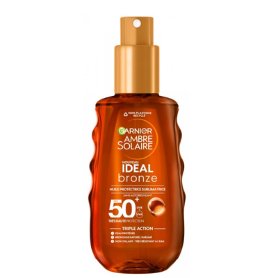 Garnier Ambre Solaire Ideal Bronze Beschermende Sublimerende Olie SPF50+ 150 ml