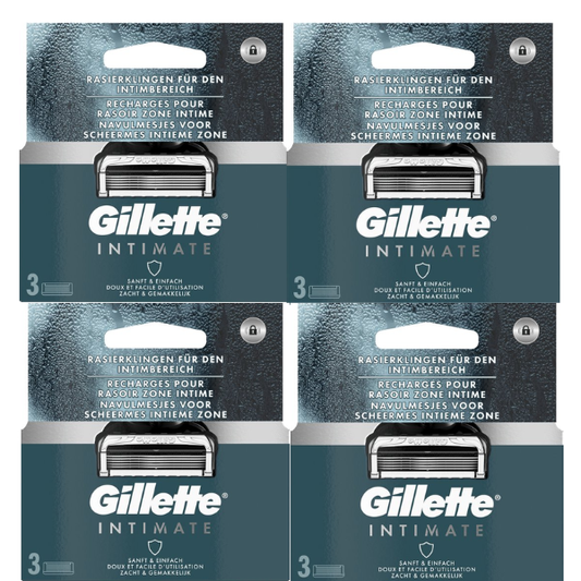 Gillette Intimate - Voor de intieme zone - 12 Scheermesjes