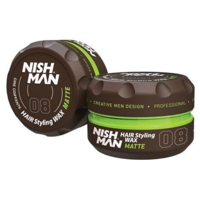 Nish Man- Hair Wax- 08 Matte -150ml