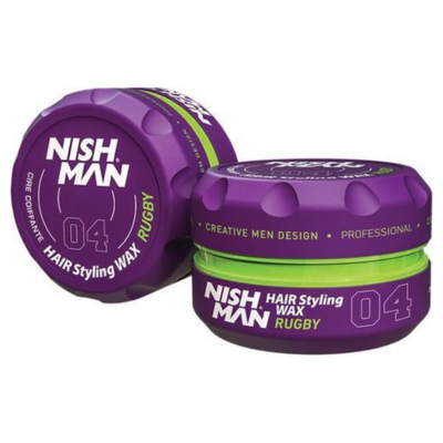 Nish Man- Hair Wax- 04 Rugby - 150ml