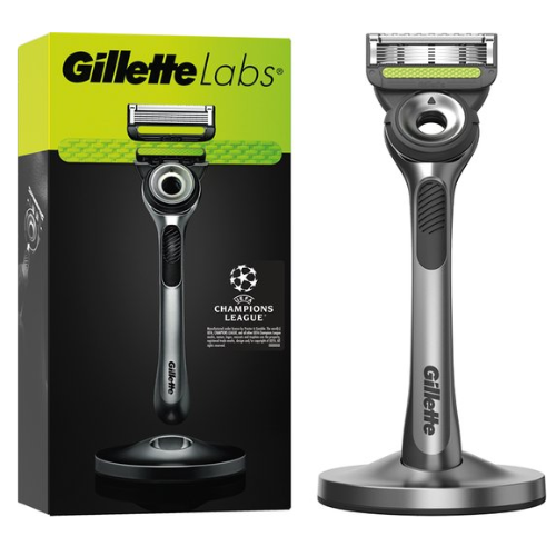 GilletteLabs With Exfoliating Bar Van Gillette - Magnetische Houder - 1 Scheermes - 1 Scheermesje
