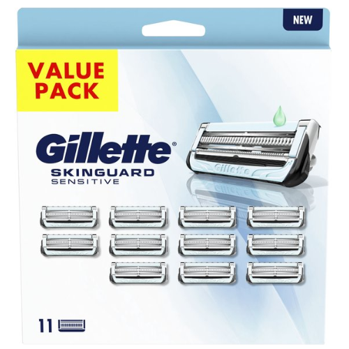 Gillette SkinGuard Sensitive - Navulmesjes - Voor Mannen - 11 Navulmesjes