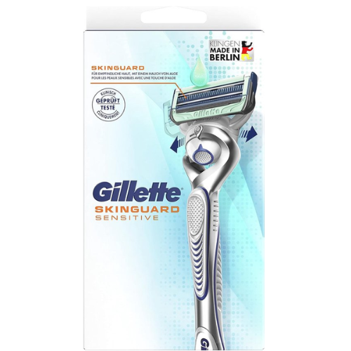 Gillette Skinguard Sensitive - Scheerapparaat met Aloë Vera - 1 Navul Mesje