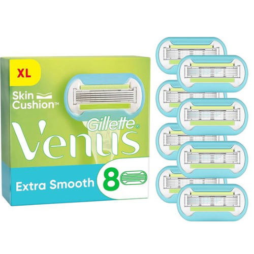 Gillette Venus Extra Smooth - Scheermesjes Voor Vrouwen - 8 Navulmesjes met Skin Cushion
