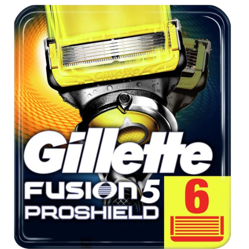 Gillette Fusion5 Proshield Scheermesjes Mannen - 6 stuks