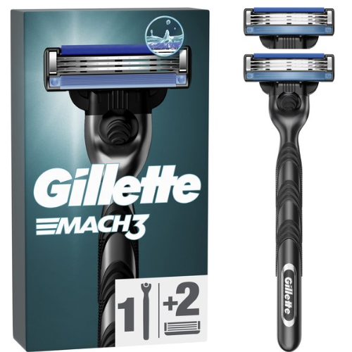 Gillette Mach3 - Scheersysteem en 2 Scheermesjes