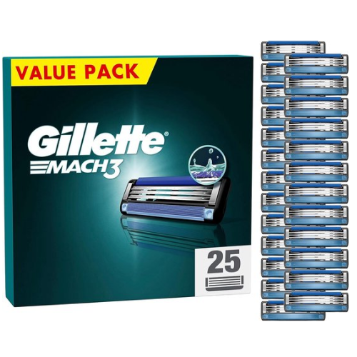 Gillette Mach3 Scheermesjes - 25 Navulmesjes