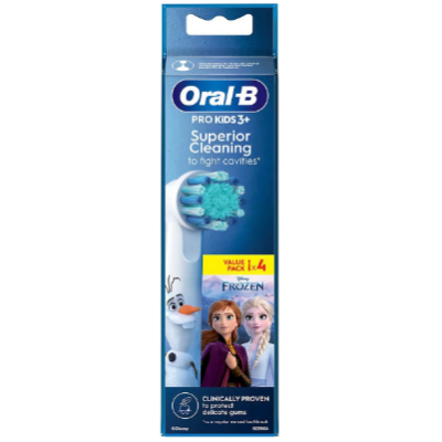 Oral-B Pro Kids - Opzetborstels - Met Disney Frozen - 4 Stuks