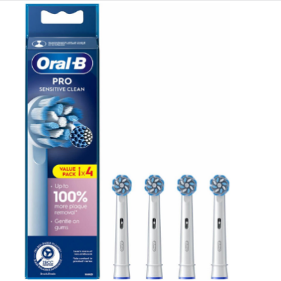 Oral-B Sensitive Clean Pro - Opzetborstels - 4 Stuks