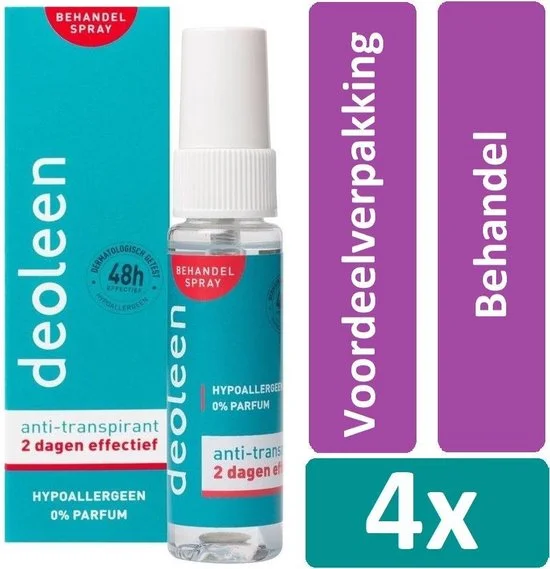 zuiverheid Bij elkaar passen Ophef Deoleen Deodorant Spray 25 ml Behandel 4 stuks Voordeelverpakking -  Drogisterij Armino