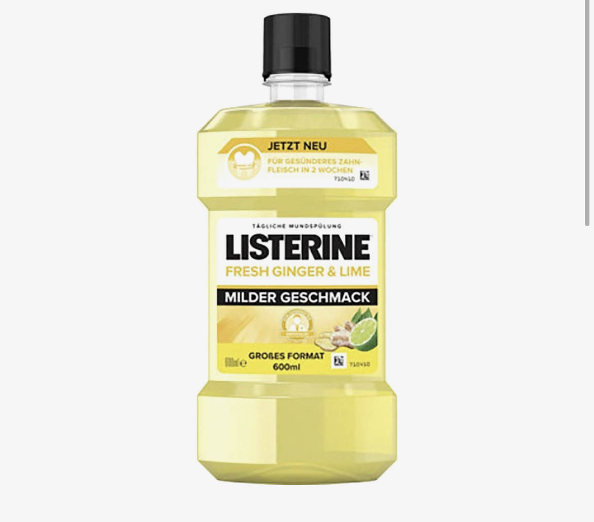 Listerine-fresh ginger - mondwater- 600ml - Armino