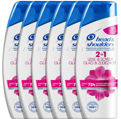 Head & Shoulders Glad & Zijdezacht 2-in-1 Anti-roos