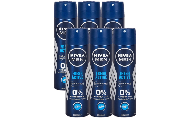 Nivea Men Deodorant Fresh Active 0% aluminium 48H