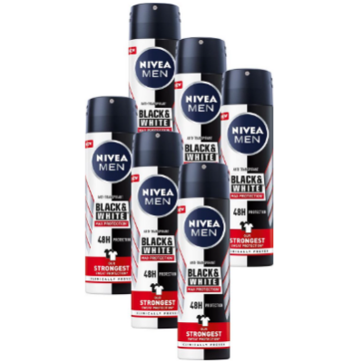 NIVEA MEN Black & White Max Protection Anti-Transpirant Spray