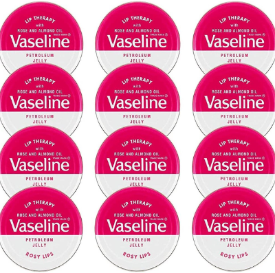 Vaseline Lip Therapy Rosy Lips - 12 stuks - Voordeelverpakking