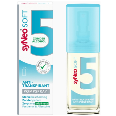 SyNeo 5 Pompspray SOFT- Aloë Vera -deodorant spray- 30 ML